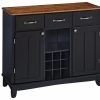 Buffets & Sideboards * | Homestyles Buffet Of Buffets Wood Buffet In Black