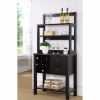 Shelving * | Benzara, Woodland Imprts, The Urban Port Well Designed Efficient Baker'S Rack, Dark Brown