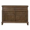 Buffets & Sideboards * | Liberty Furniture Industries, Inc Artisan Prairie Dark Brown Sliding Door Buffet