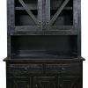 China Cabinets & Hutches * | Eagle Furniture Farmhouse Wide Kitchen Hutch And Buffet, Antique Black