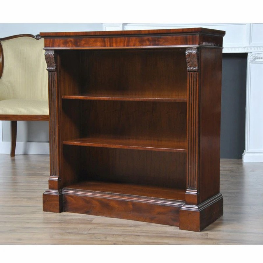 Shelving * | Niagara Furniture Small Penhurst Mahogany Bookcase