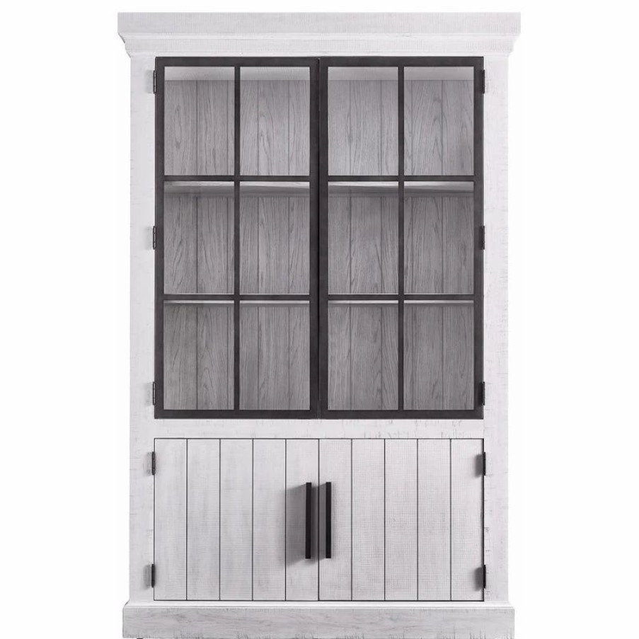 China Cabinets & Hutches * | Universal Furniture Company Modern Farmhouse Huntley Display Cabinet