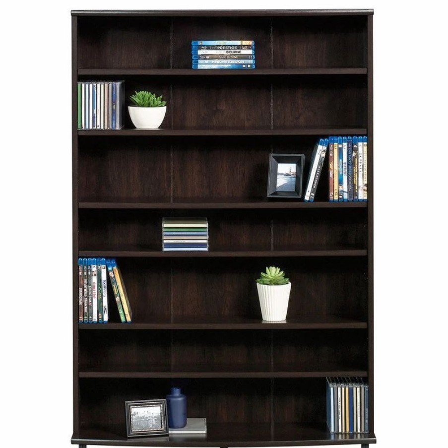 Shelving * | Sauder O' Sullivan 46 Multimedia Storage Rack In Cinnamon Cherry