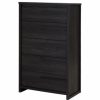 Accent Chests & Cabinets * | South Shore Furniture South Shore Tao 5-Drawer Chest, Gray Oak