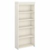 Shelving * | Bush Business Furniture Fairview 5 Shelf Bookcase In Antique White Engineered Wood