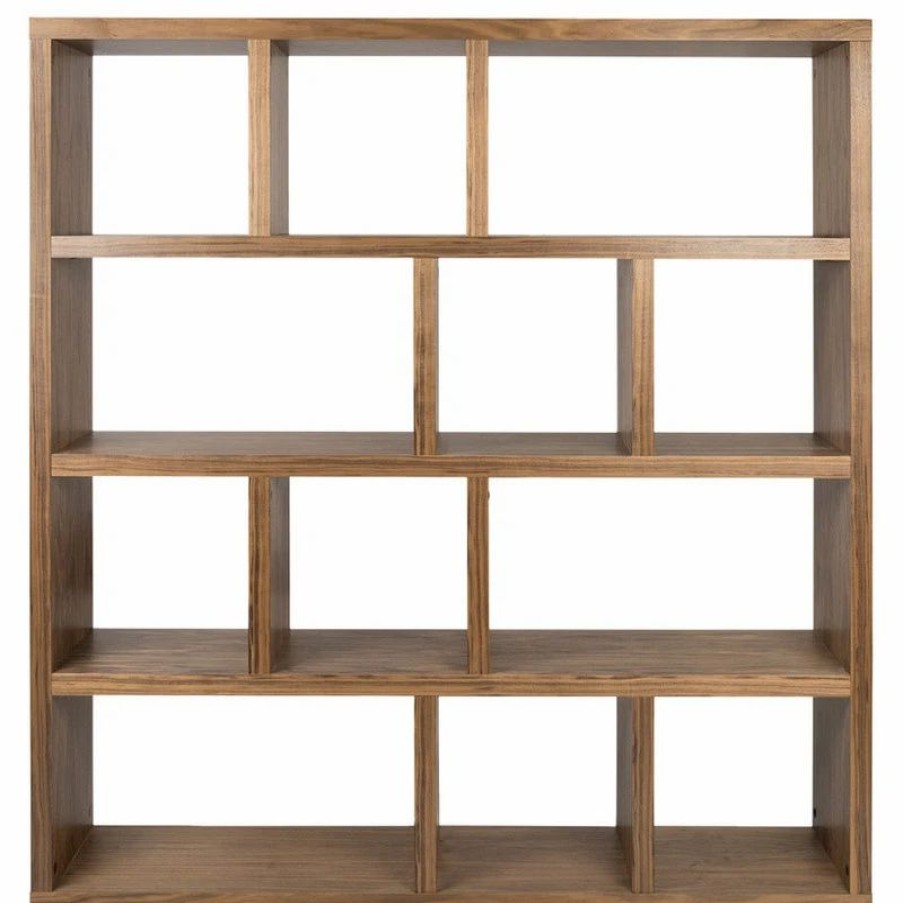 Shelving * | Temahome Berlin 4 Levels Bookcase, 150 Cm., Walnut