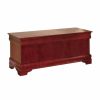 Accent Chests & Cabinets * | Bowery Hill Cedar Blanket Chest In Warm Brown