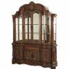 China Cabinets & Hutches * | Michael Amini Windsor Court China And Buffet, Vintage Fruitwood