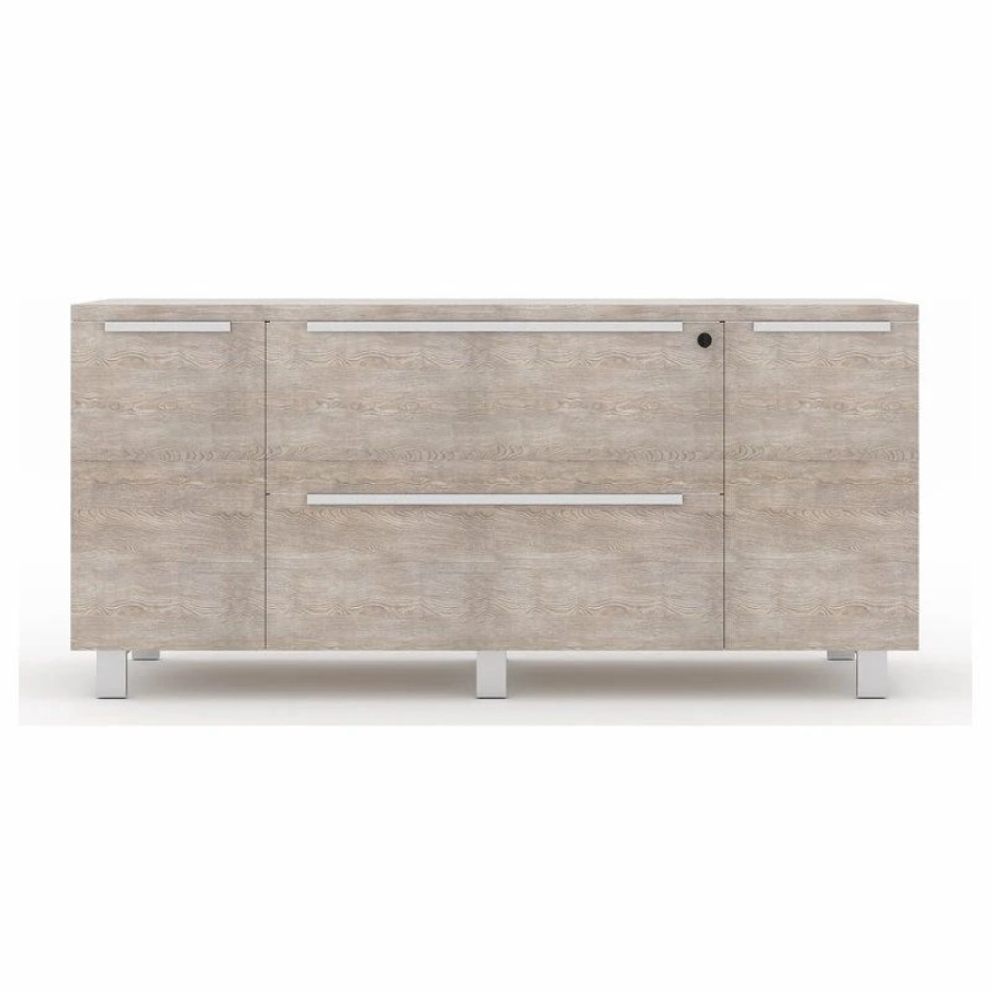 Buffets & Sideboards * | Unique Furniture K123 Credenza, Gray