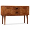 Buffets & Sideboards * | Vida Xl International B.V. Vidaxl Solid Wood Acacia Sideboard With Honey Finish Highboard Storage Cabinet