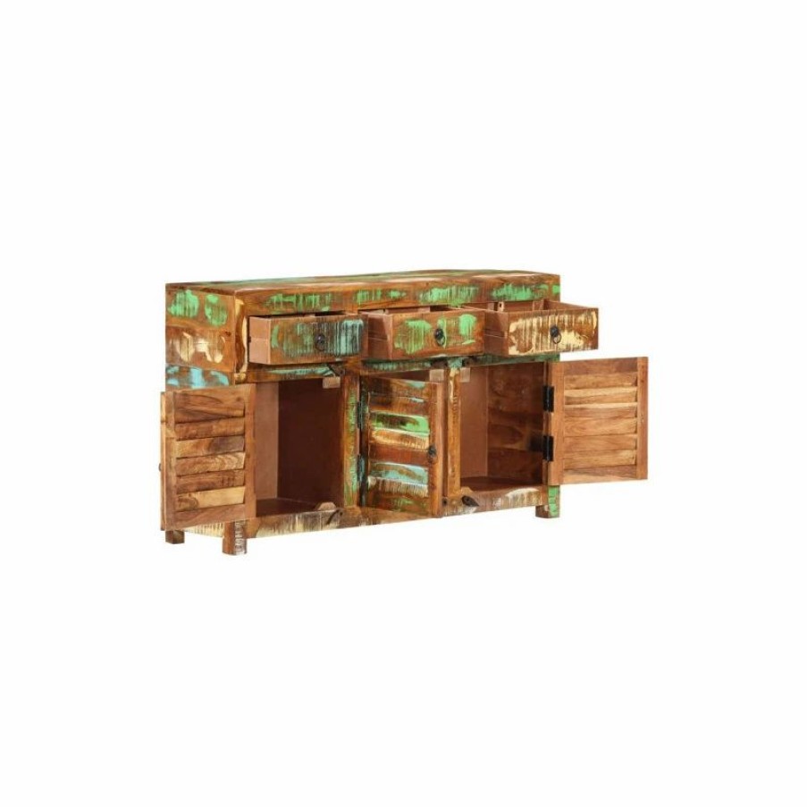 Buffets & Sideboards * | Vida Xl International B.V. Vidaxl Sideboard Solid Wood Reclaimed Storage Wooden Side Cabinet Furniture