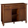 Buffets & Sideboards * | Pilaster Designs Munro Wood Buffet, Walnut