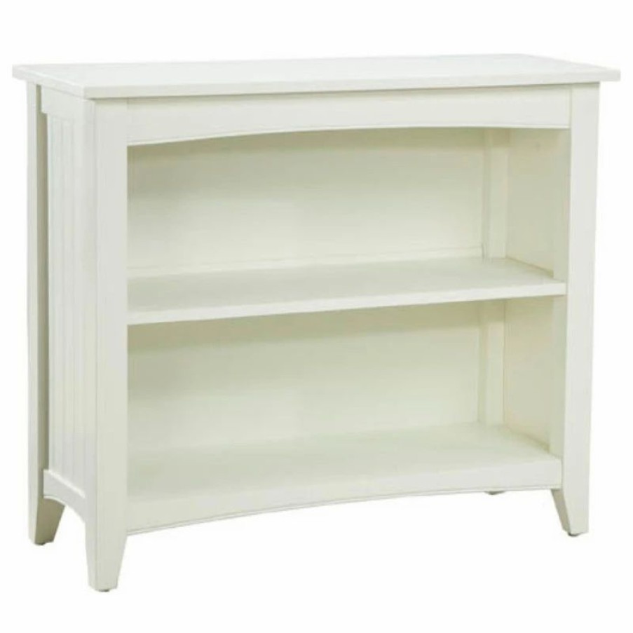 Shelving * | Bolton Furniture, Inc. Shaker Cottage Bookcase, Ivory