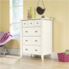 Accent Chests & Cabinets * | Sauder Shoal Creek 4 Drawer Chest In Soft White