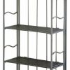 Shelving * | Pemberly Row 4 Tier 24 Bakers Rack In Chocolate