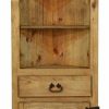 China Cabinets & Hutches * | Sci Rustic Corner Curio Cabinet