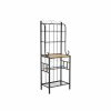 Shelving * | Boraam Industries, Inc. Boraam Praha Metal Bakers Rack With Black Finish 12503