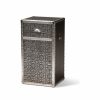 Accent Chests & Cabinets * | Wholesale Interiors Baxton Studio Cosette Vintage Industrial Silver Metal Floral Accent Cabinet