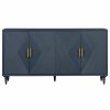 Buffets & Sideboards * | Crestview Collection Arvada 4 Door Sideboard, Blue