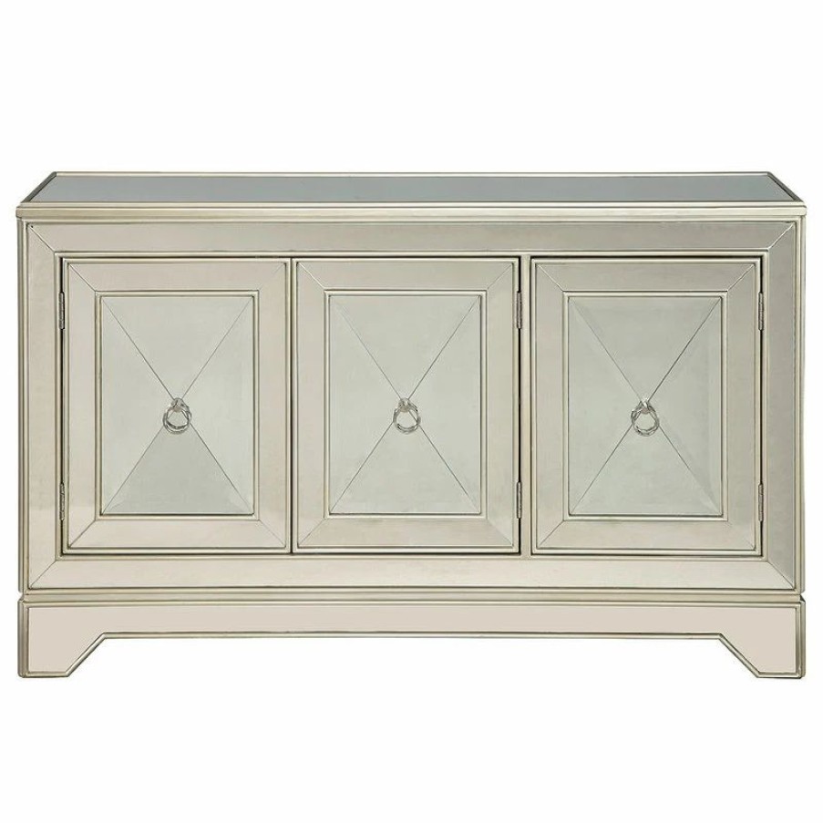 Buffets & Sideboards * | Coast To Coast Imports, Llc 3-Door Credenza