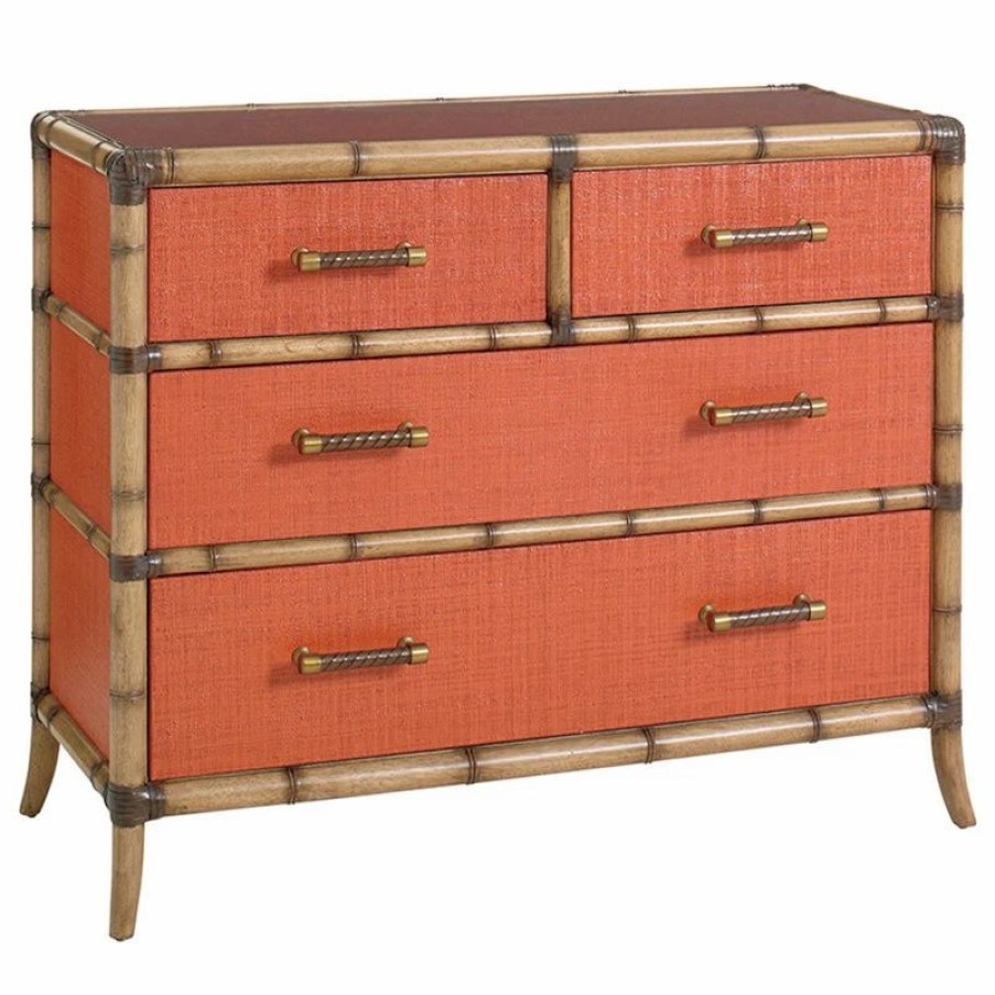 Accent Chests & Cabinets * | Tommy Bahama Home Red Coral Chest