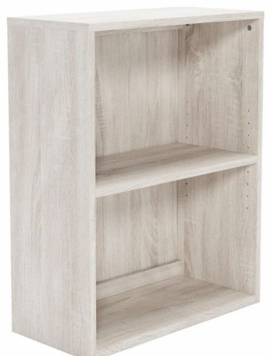 Shelving * | Ashley Furniture Industries Dorrinson Antique White Small Bookcase