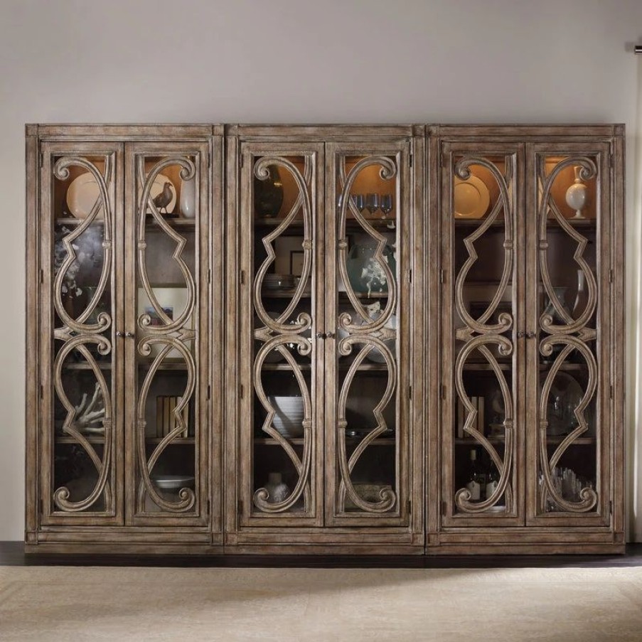 China Cabinets & Hutches * | Hooker Furniture Solana Bunching Curio Cabinet