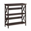 Shelving * | Convenience Concepts Oxford Three-Tier Bookcase In Espresso Wood Finish