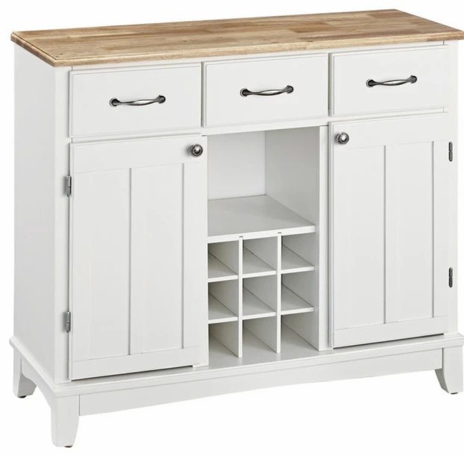 Buffets & Sideboards * | Homestyles Buffet Of Buffets Wood Buffet In Off White