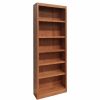 Shelving * | Bowery Hill Traditional 84 Tall 6-Shelf Wood Bookcase In Dry Oak