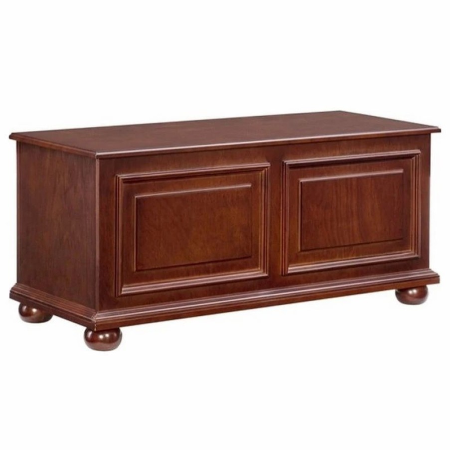 Accent Chests & Cabinets * | Linon Home Decor Products Linon Chadwick Wood Cedar Chest In Cherry