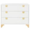 Accent Chests & Cabinets * | Safavieh Odalis Lacquer Chest Of Drawers, White