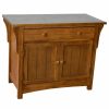 Buffets & Sideboards * | Crafters And Weavers Mission Solid Oak Sideboard Cabinet, Entry Way Console