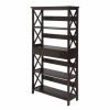 Shelving * | Convenience Concepts Oxford Five-Tier Bookcase With Drawer In Espresso Wood