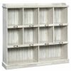 Shelving * | Sauder Barrister Lane Engineered Wood 10-Cubby Bookcase In White Plank