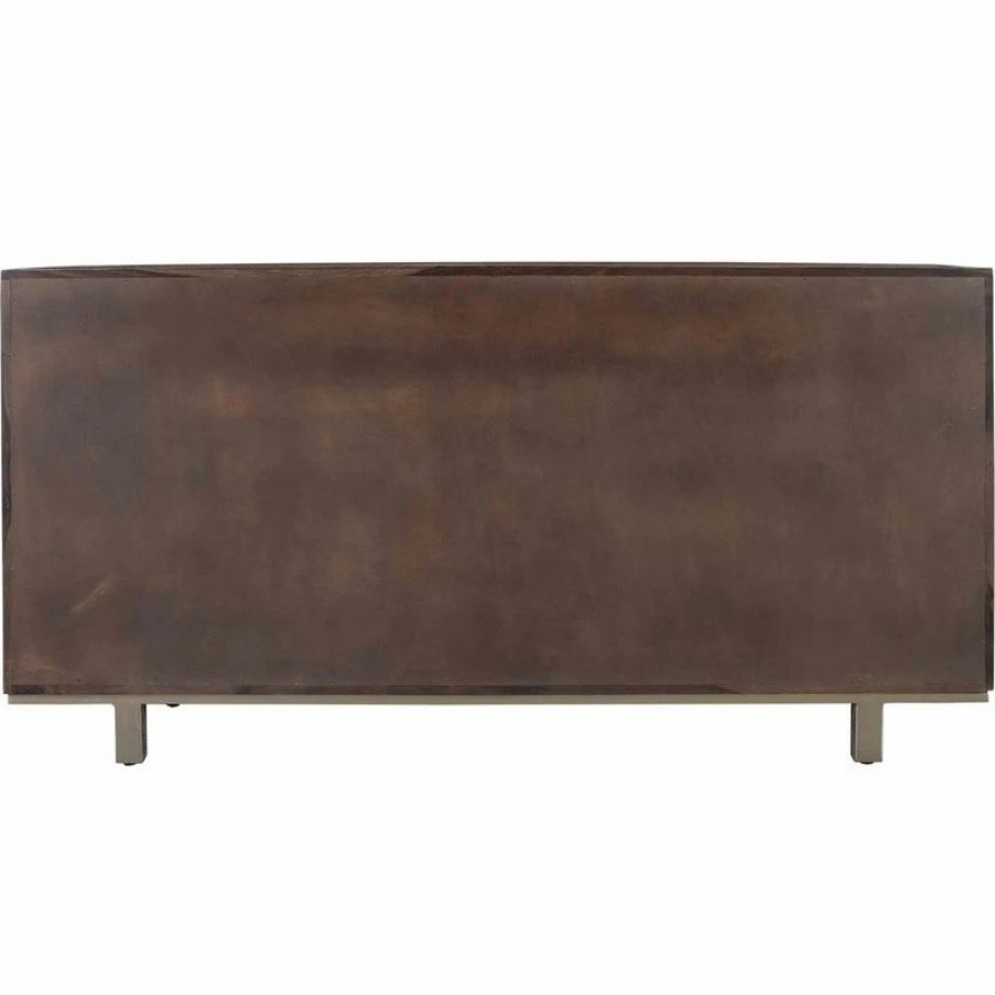 Buffets & Sideboards * | Coast To Coast Imports, Llc Coast To Coast Brownstone Four Door Credenza 98255