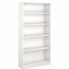 Shelving * | Bush Business Furniture Universal 5 Shelf Bookcase In Pure White Engineered Wood