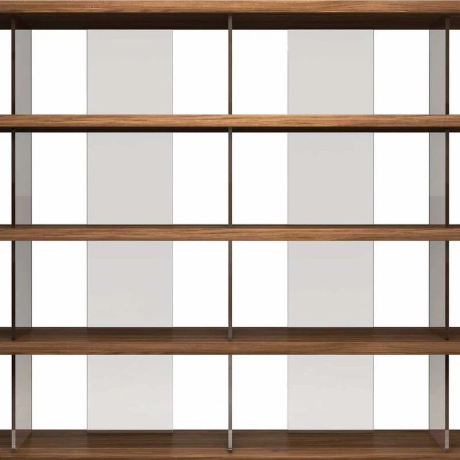 Shelving * | Modloft Beekman Bookcase, Walnut