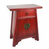 Accent Chests & Cabinets * | Wayborn Home Furnishing Inc Alter Cabinet, Red